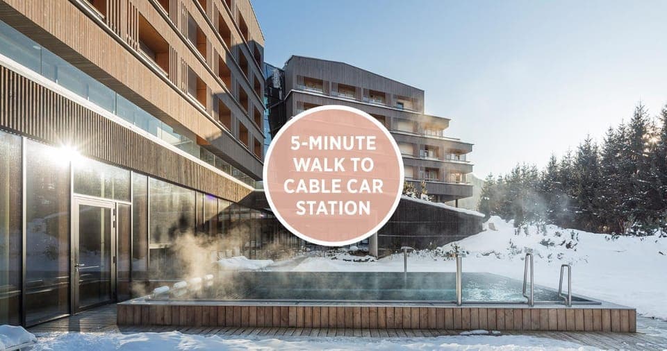 Property building, Winter, Garden, Ski School, Skiing, Swimming pool