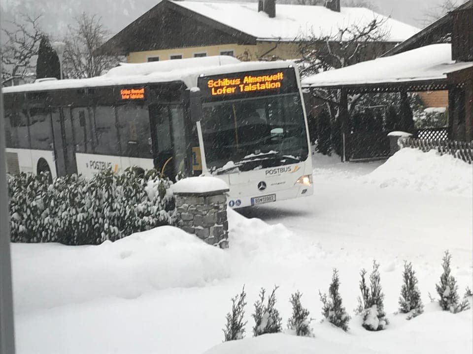 Winter, On site, shuttle