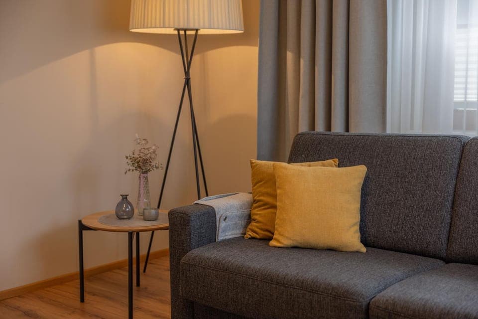 Living room, Seating area, Bedroom