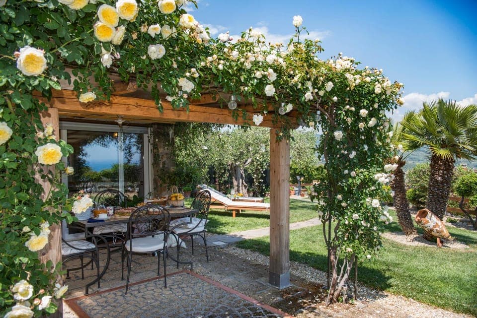 Patio, Spring, Day, Natural landscape, Garden, Dining area, On site, Garden view