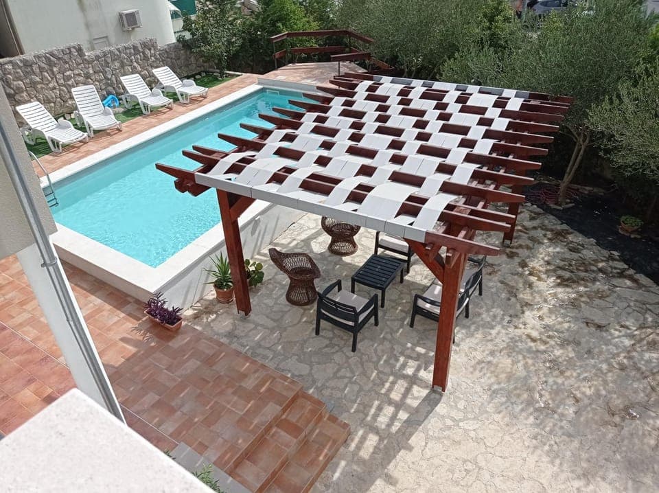 Patio, View (from property/room), Pool view, Swimming pool, sunbed