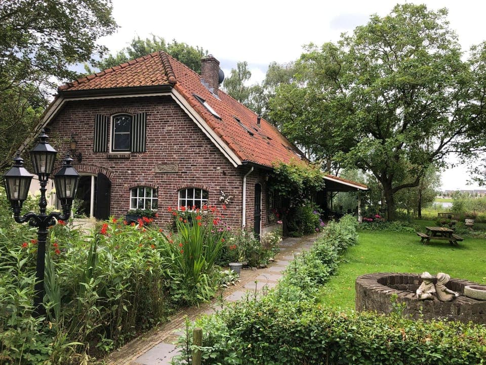 Property building, Natural landscape, Garden view