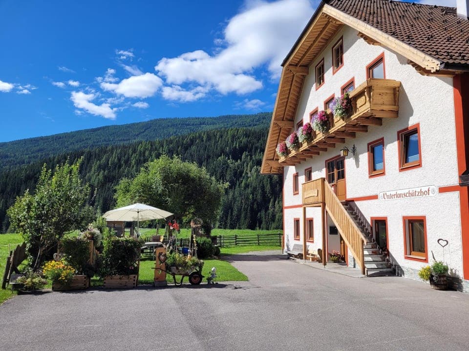 Property building, Garden view