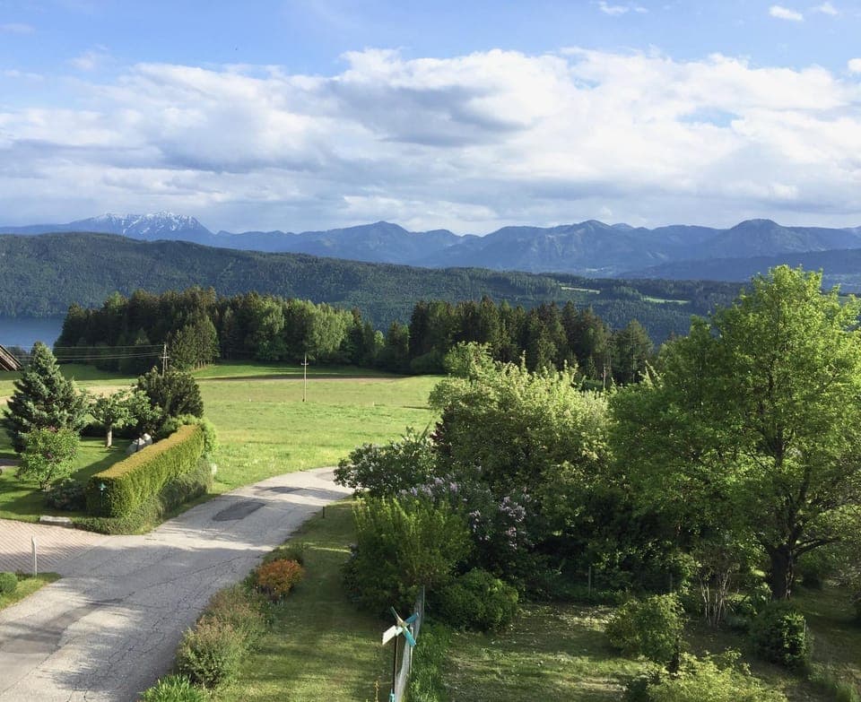 Garden view, Mountain view