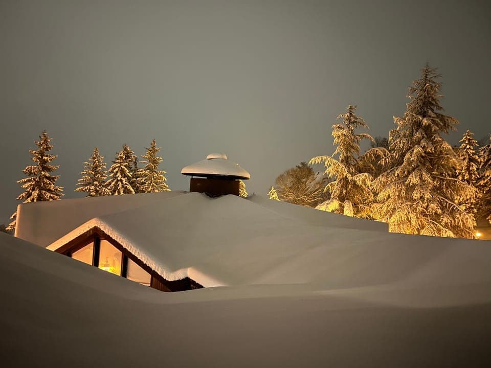 Property building, Day, Natural landscape, Winter