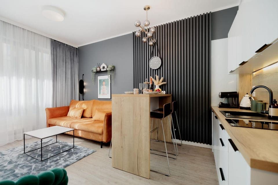 Kitchen or kitchenette, Living room, Other, Food