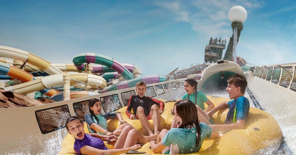 Aqua park, Entertainment, children