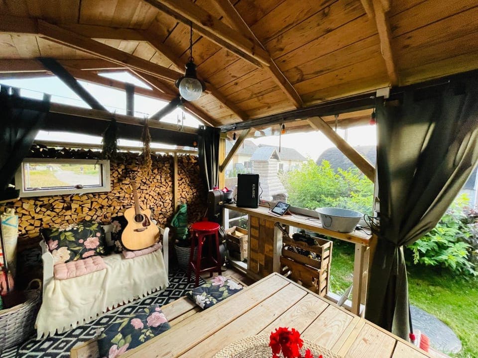 Patio, Garden, Balcony/Terrace, Seating area, Garden view