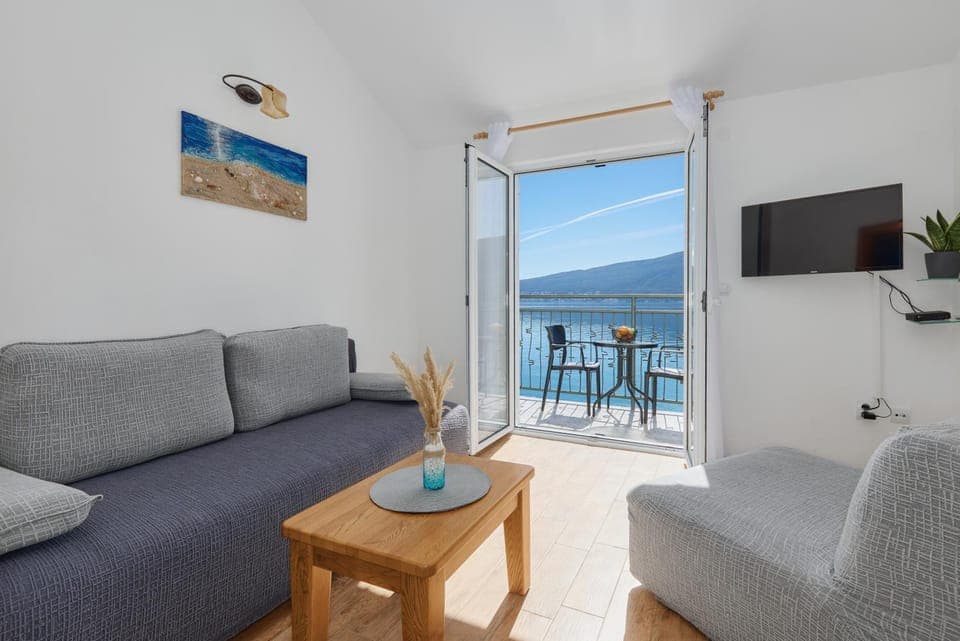 TV and multimedia, Balcony/Terrace, Living room, Sea view