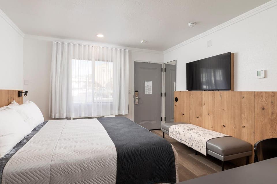 Bed, TV and multimedia, Photo of the whole room