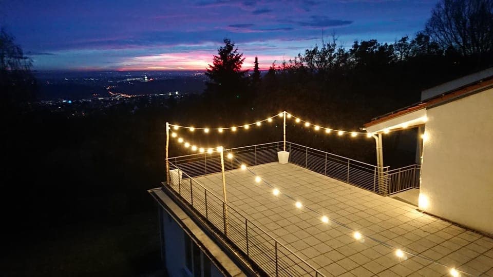 Night, Natural landscape, View (from property/room), Balcony/Terrace, Sunset