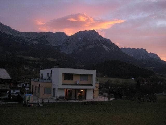 Property building, Sunset