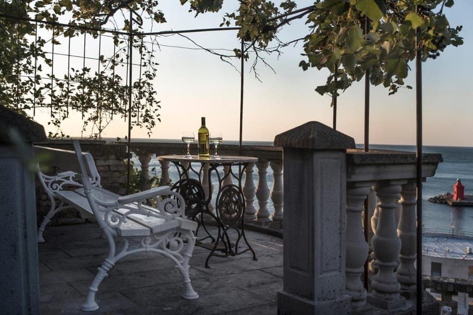 Patio, Balcony/Terrace, Sea view, Sunset