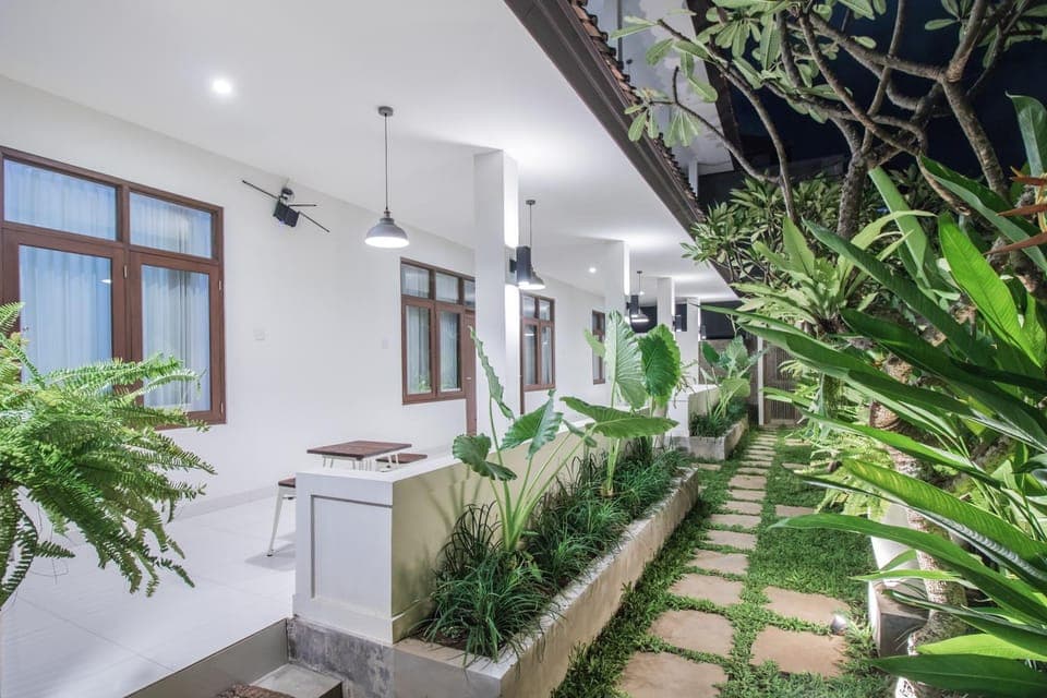 Night, Garden, Garden view