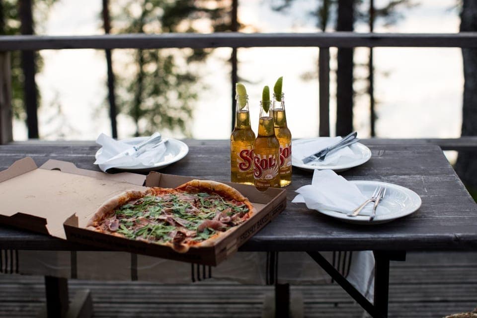 Summer, Food and drinks, Food, Lake view