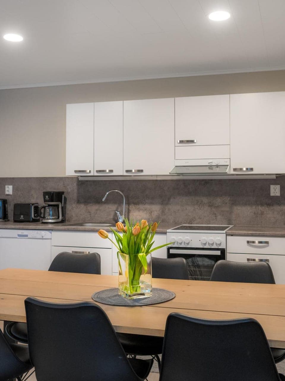 Kitchen or kitchenette, Dining area, dishwasher, oven, stove