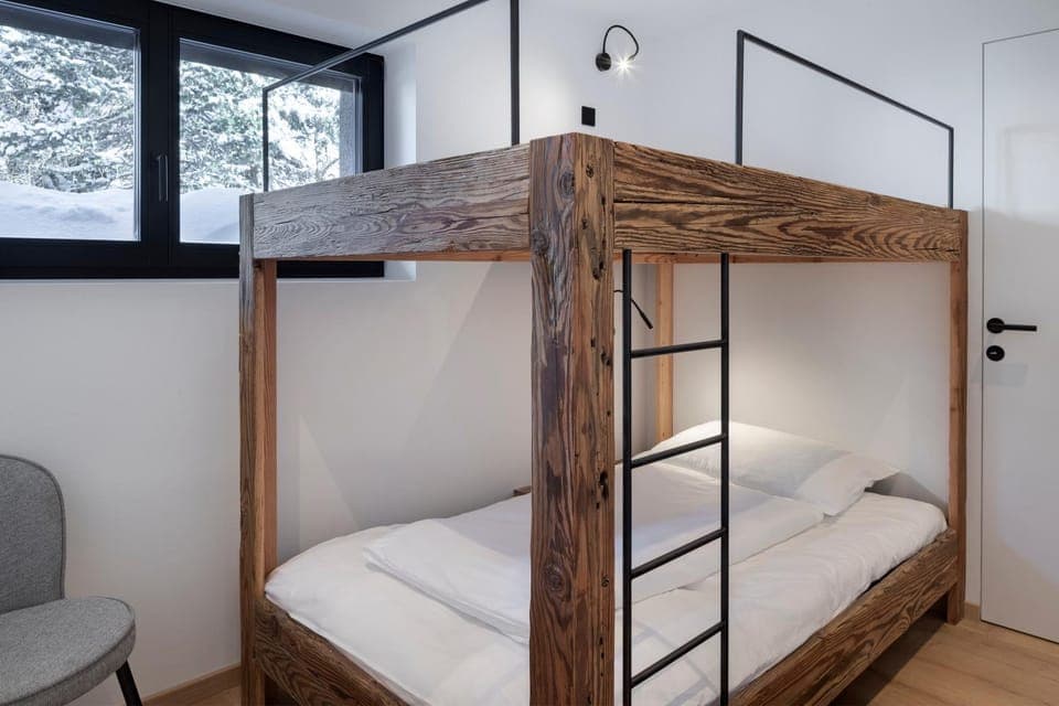 Bed, Photo of the whole room, Bedroom, bunk bed
