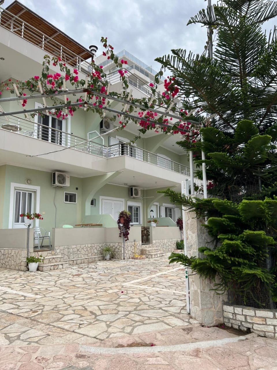 Property building, Garden view