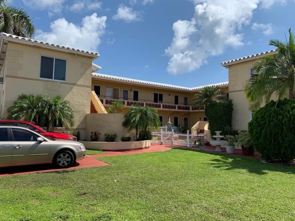 Property building, Garden view