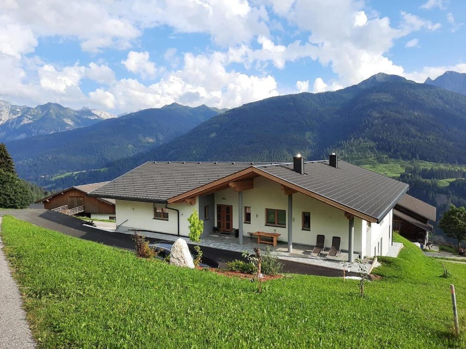 Property building, Natural landscape, Mountain view