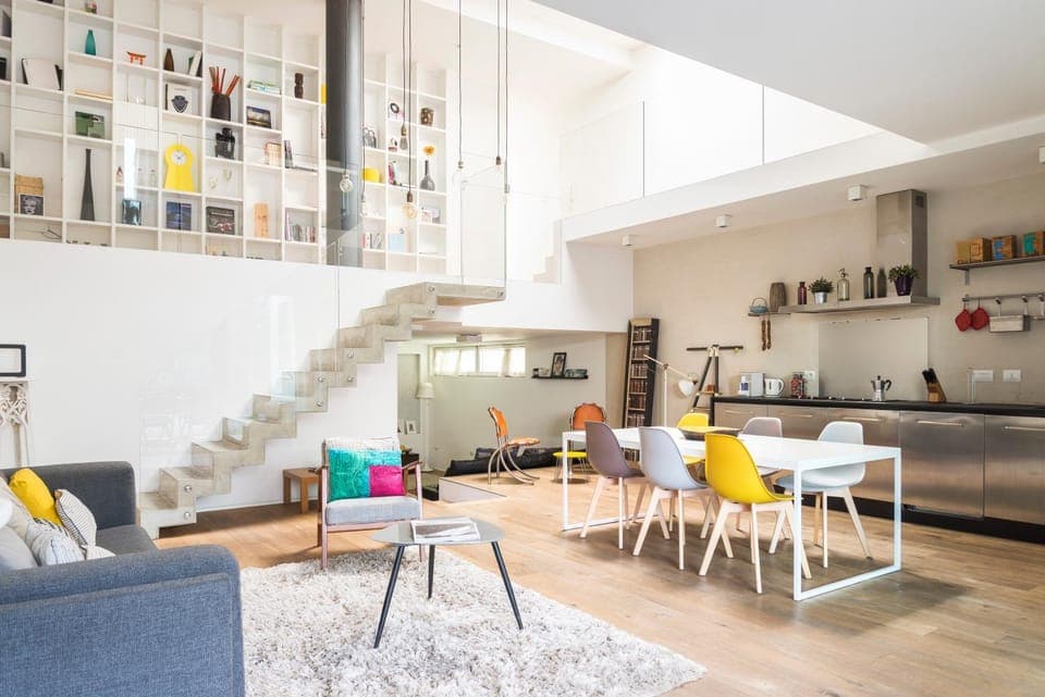 Living room, Seating area, Dining area