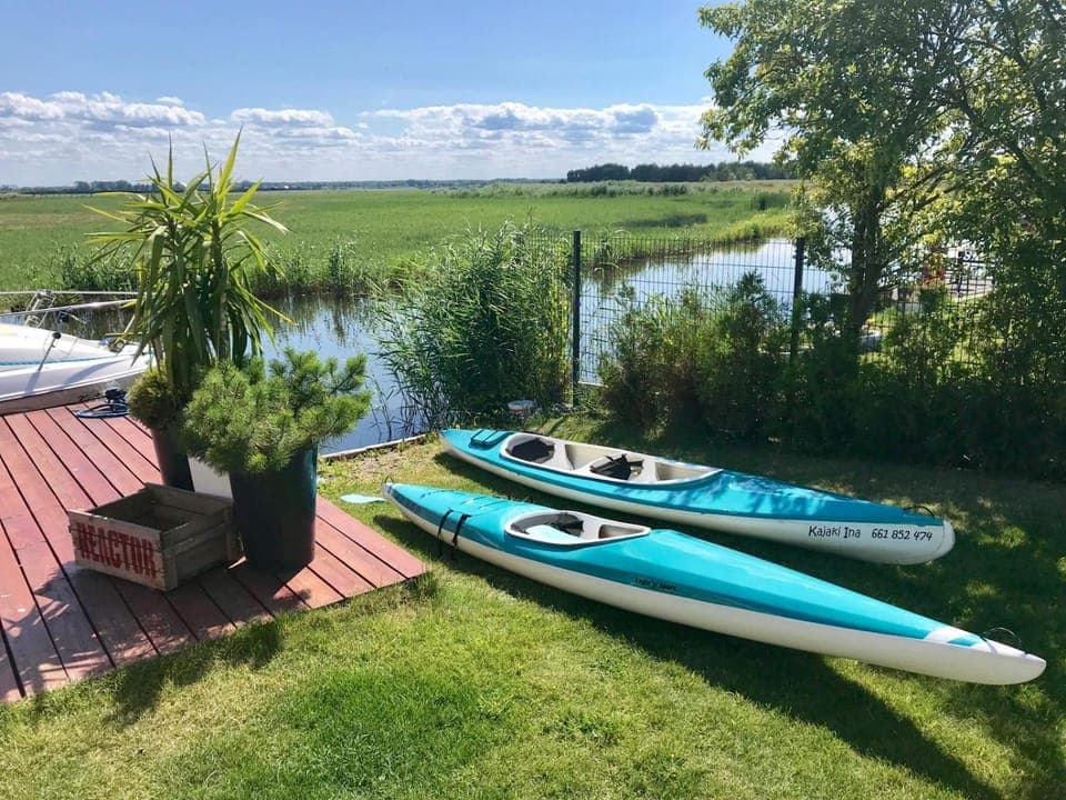 Garden, Beach, Canoeing, Garden view, River view