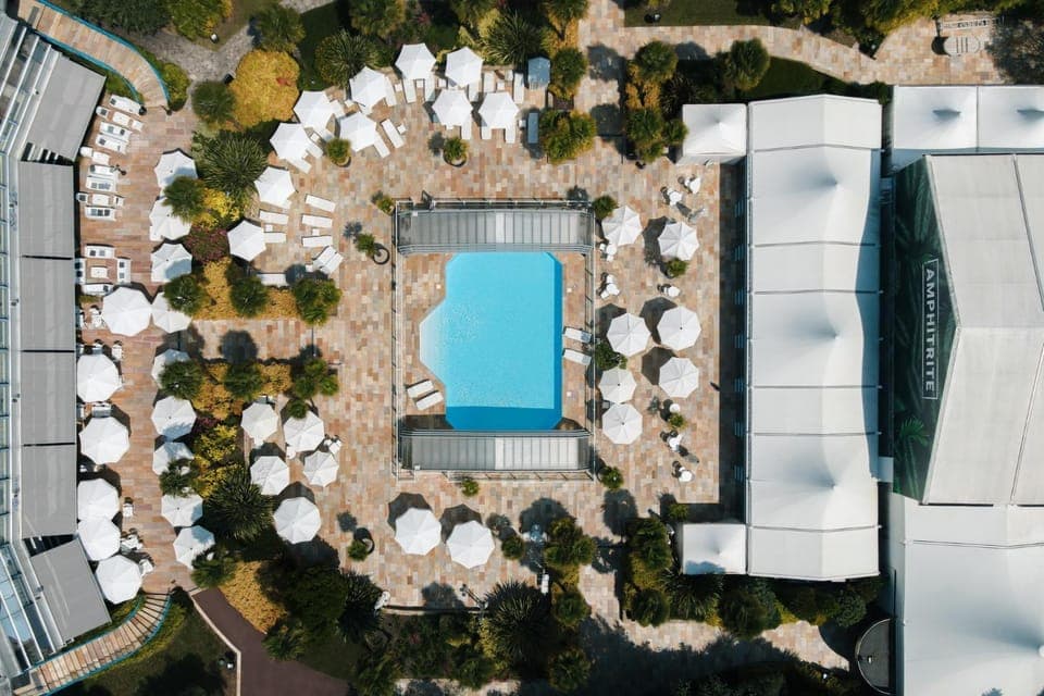 Day, Bird's eye view, Pool view