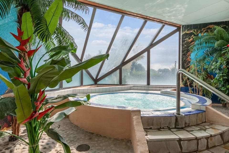 Patio, Day, Natural landscape, Activities, Summer, Garden, Hot Tub, Garden view, Pool view, Swimming pool