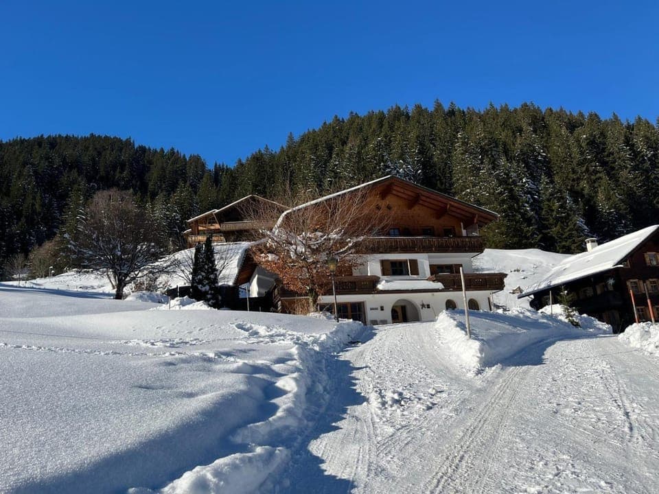 Property building, Day, Winter