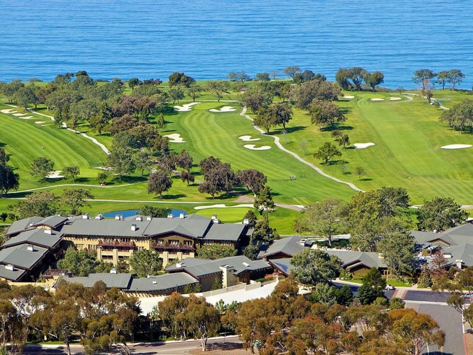 Bird's eye view, Golfcourse