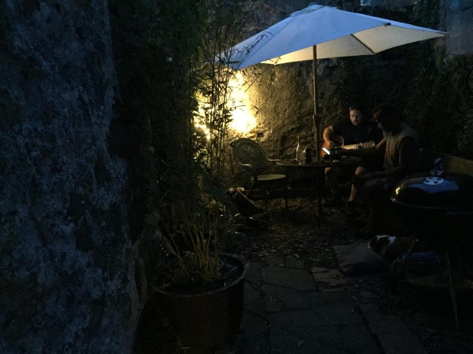 Patio, Night, BBQ facilities, Garden