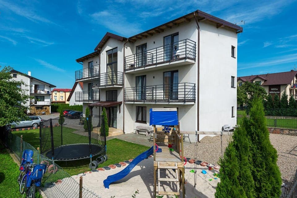 Property building, Day, Children play ground