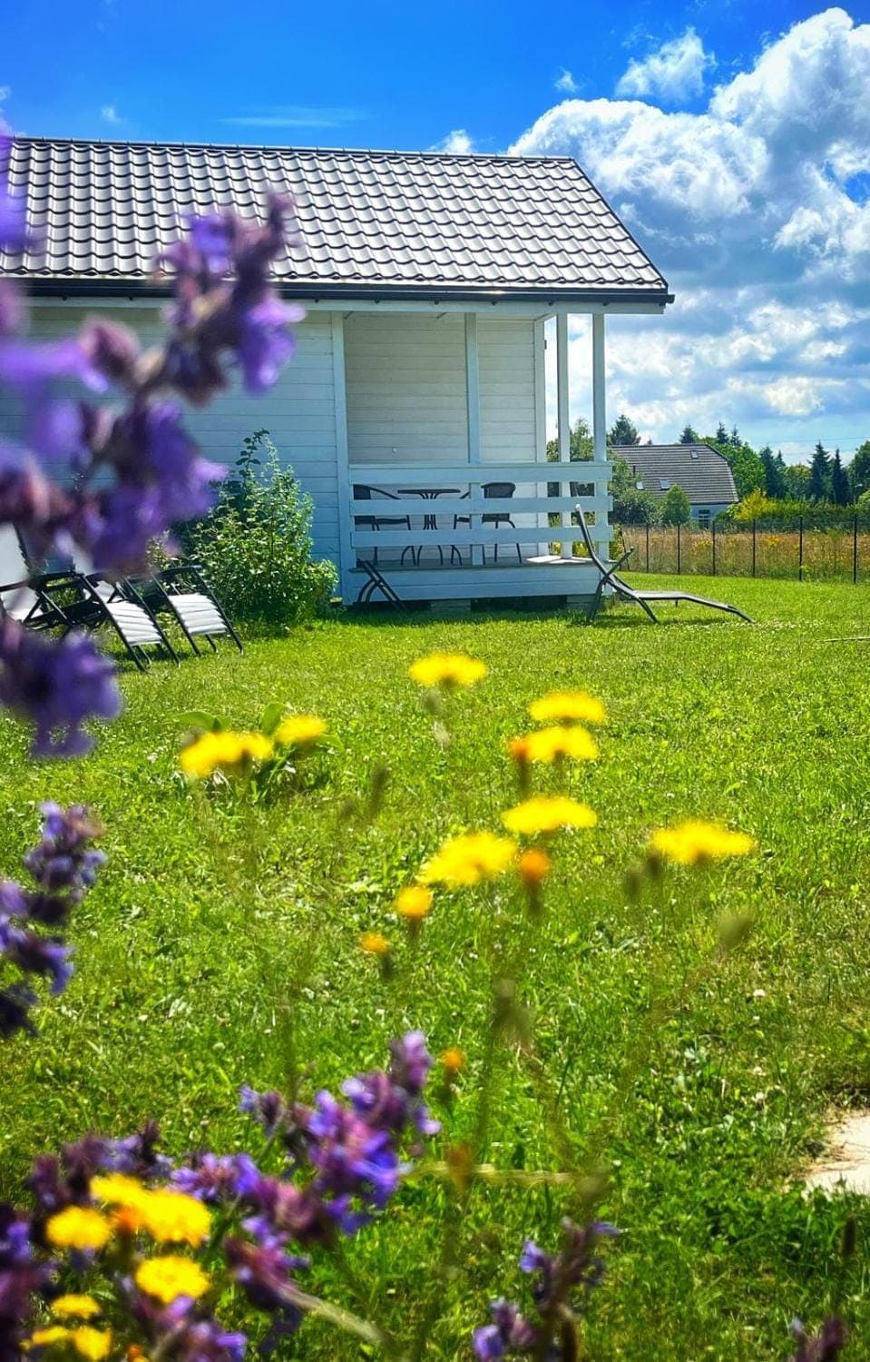 Property building, Natural landscape, Garden view