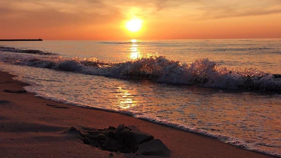 Natural landscape, Hiking, Sea view, Sunrise