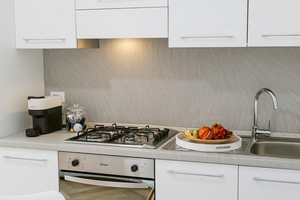 Kitchen or kitchenette, Living room, Dining area