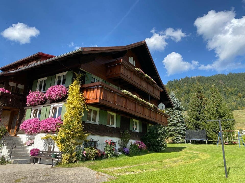 Property building, Garden view