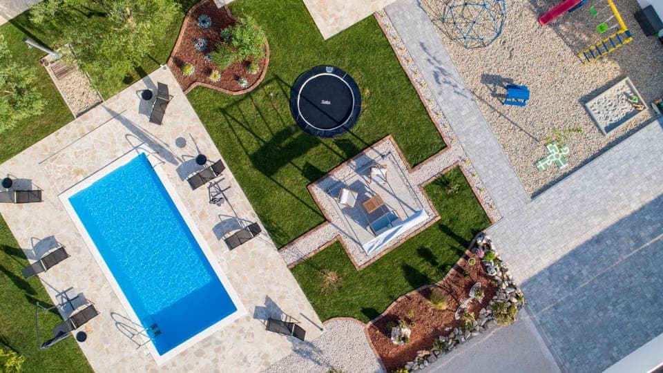 Day, Bird's eye view, Garden view, sunbed