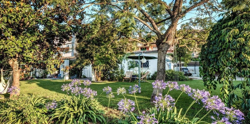 Property building, Garden, Garden view