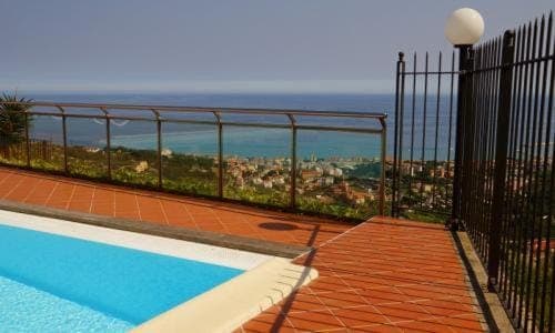 Property building, Pool view, Sea view, Swimming pool