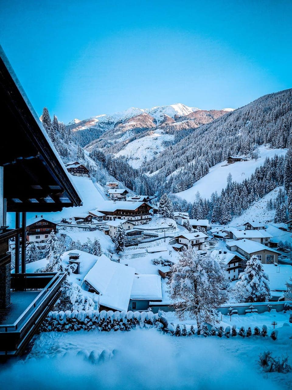 Winter, Mountain view