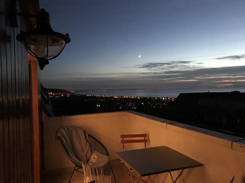 Balcony/Terrace, Sea view, Sunset