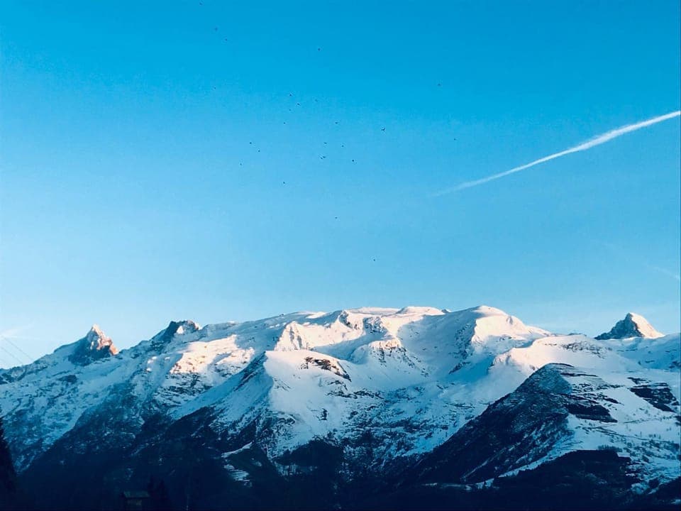 Natural landscape, Winter, Hiking, Mountain view