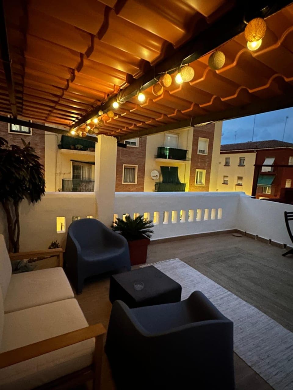 Patio, Living room, Seating area