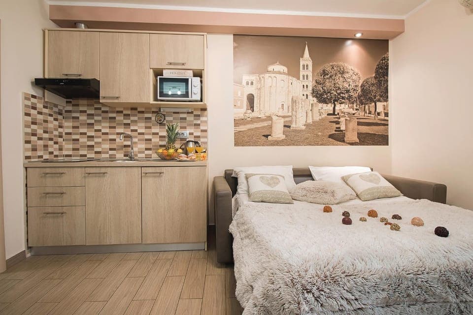Coffee/tea facilities, Balcony/Terrace, Kitchen or kitchenette, Living room