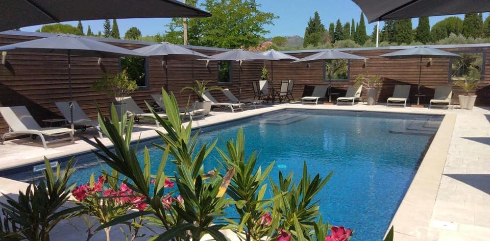 Property building, Pool view, Swimming pool