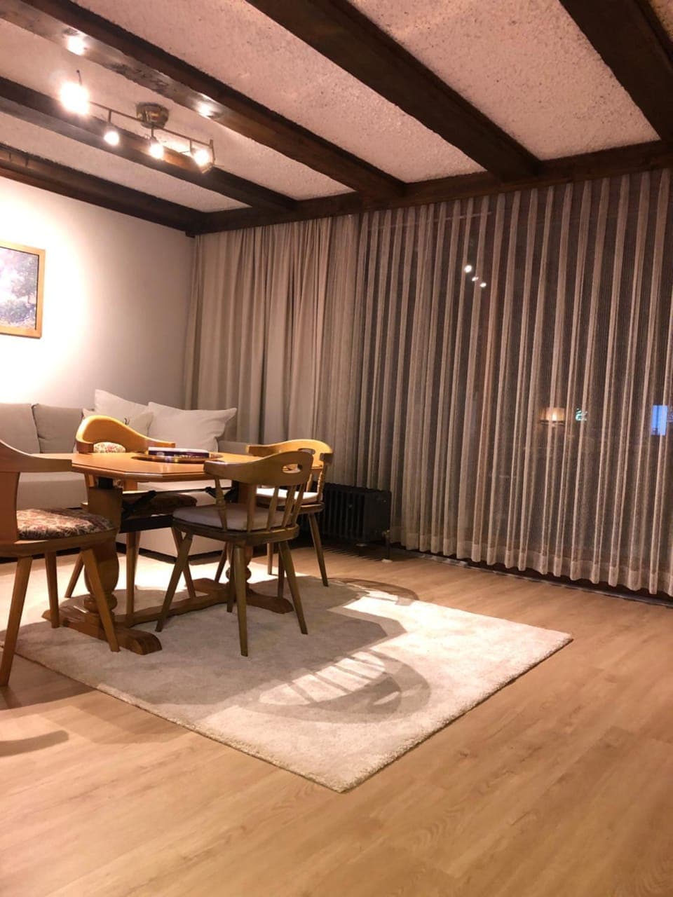 Living room, Seating area, Dining area