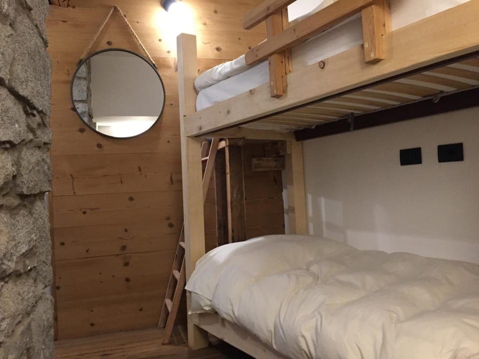 Bed, Decorative detail, bunk bed