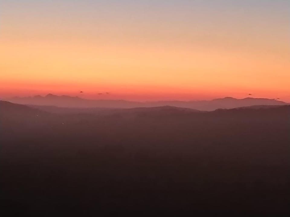 Natural landscape, Hiking, Sunset