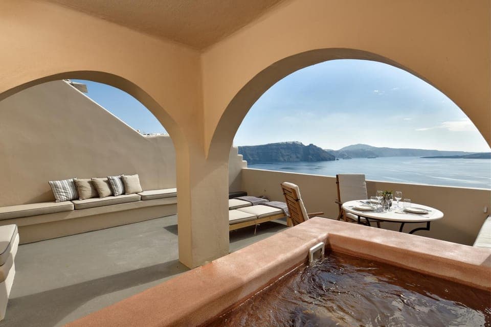 Hot Tub, Balcony/Terrace, Sea view