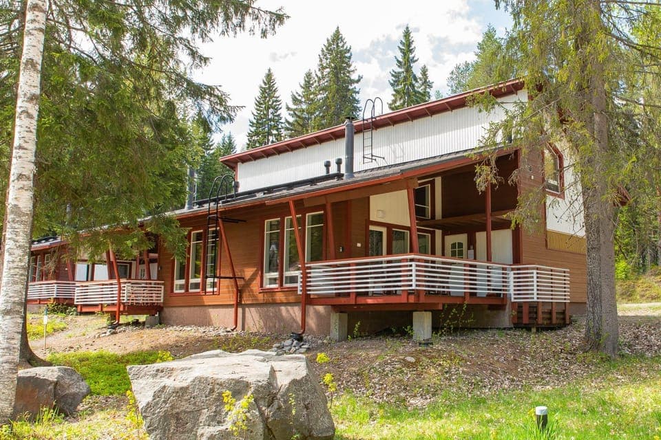 Property building, Patio, Facade/entrance, Natural landscape